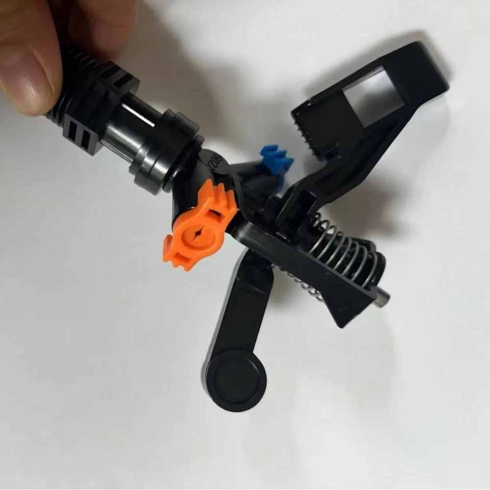 360 Degree Rotating Rocker Sprinkler Adjustable Automatic Rotary Sprayer Nozzle Efficient Water Plastic Sprinkler Head