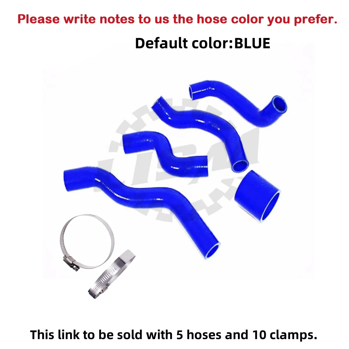 

5PCS 3PLY Silicone Radiator Coolant Hose For 2009-2017 Suzuki Swift MK3 Wagon R+ Solio 1.4L K14B Replacement Parts 2010 2011