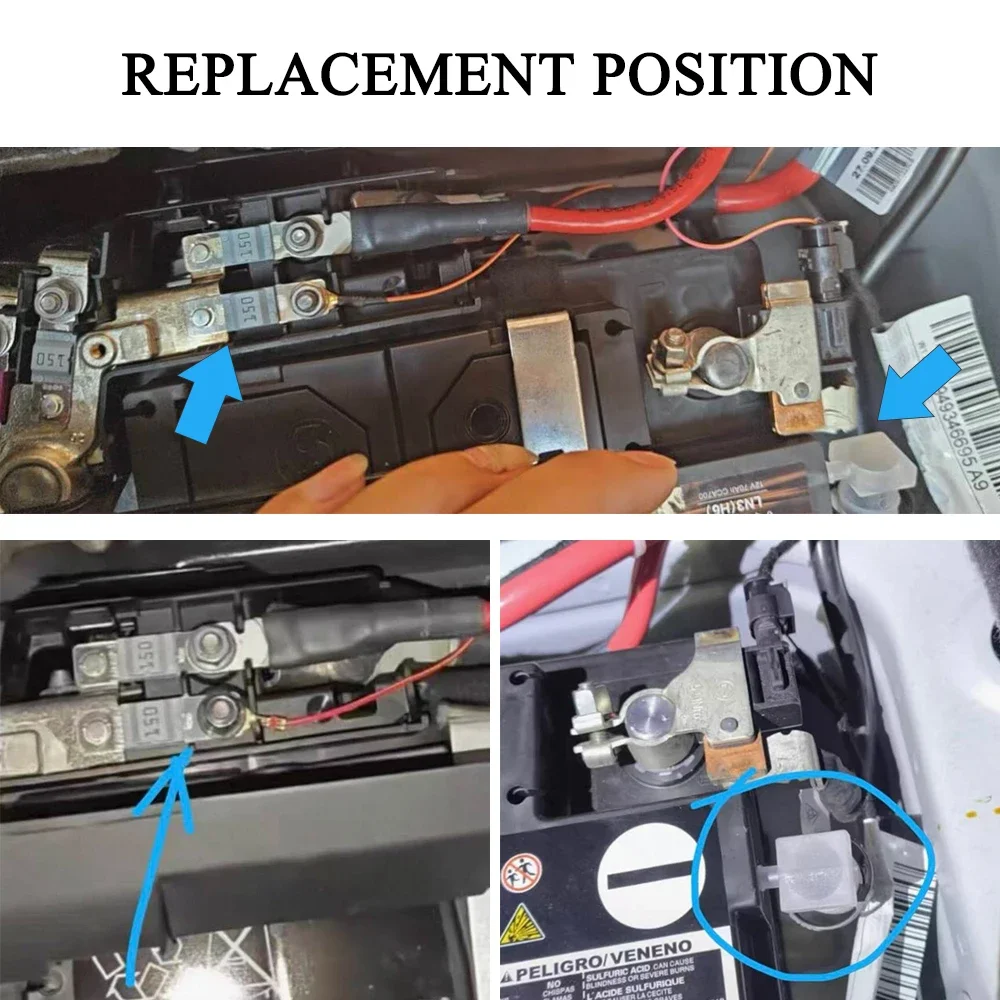 For Porsche Cayenne 18-23 Lithium Battery Replacement Lead-acid Battery AGM Battery Terminal Sensor Wire 9Y0915105 9Y0915105QY