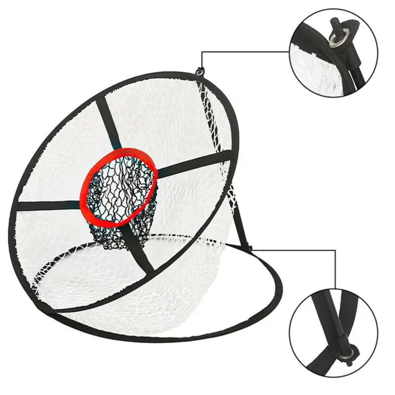 Hot Sale 1Pc Golf Chipping Net Foldable Golfing Practice Net Outdoor/Indoor Target Accessories Practice Swing Game