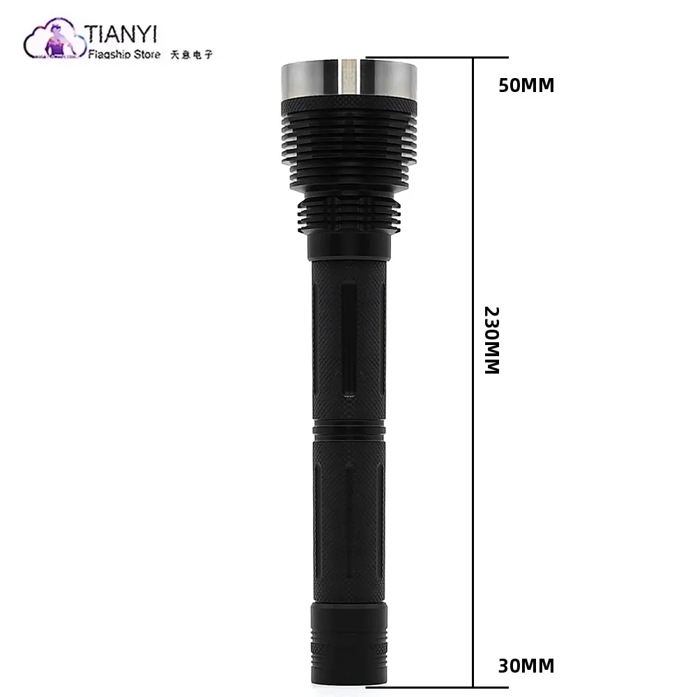 4500LM lumen SFT70LED Flashlight 21700 rechargeable battery long shot strong light super bright 45W flashlight aluminum alloy