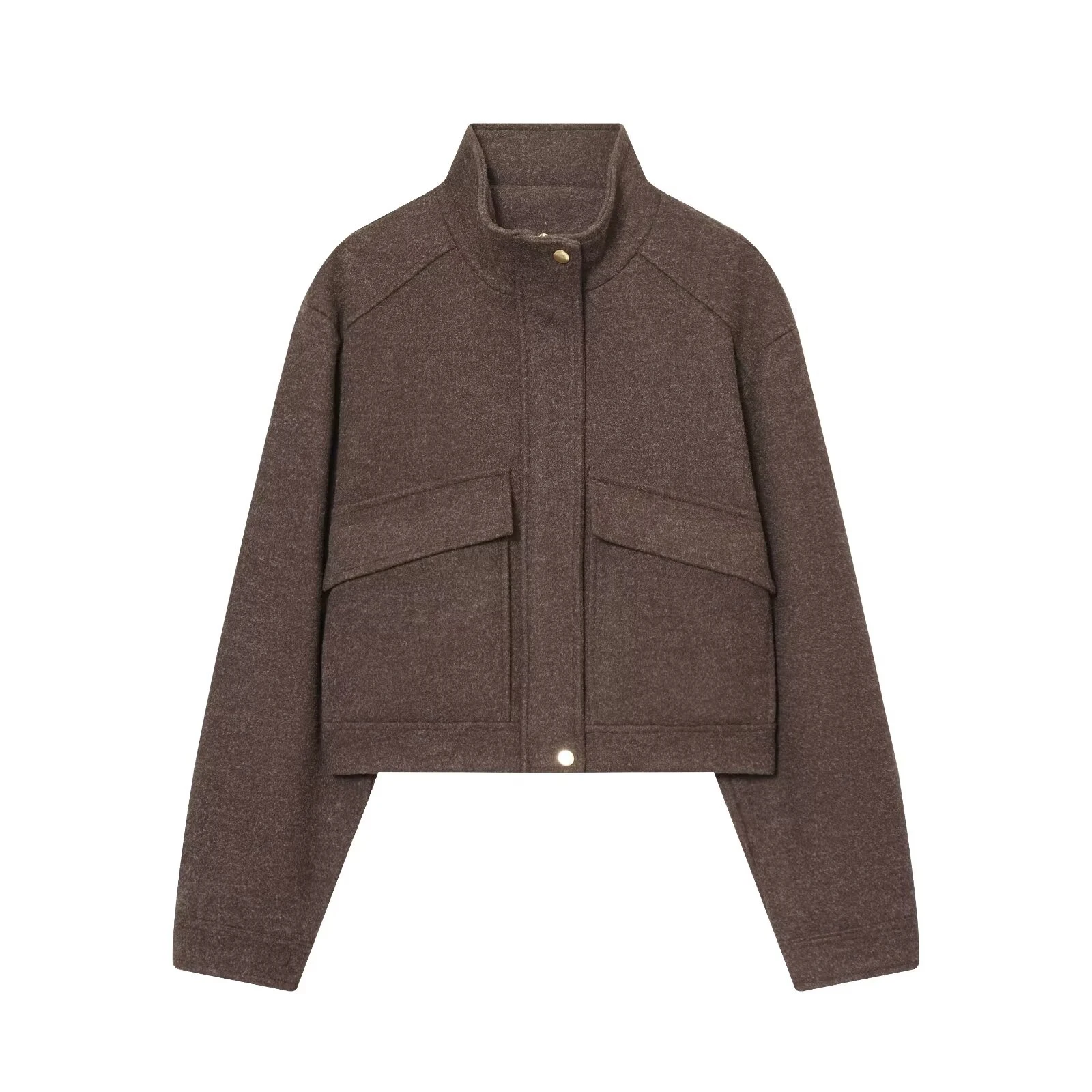 

Европейский и американский стиль 2025, зимняя новинка, женская универсальная мягкая куртка с воротником-стойкой для поездок на работу, куртка