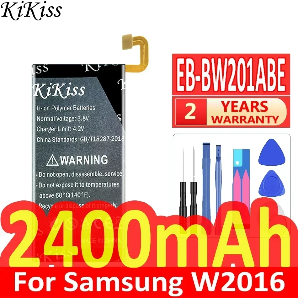 KiKiss Battery 2400mAh EB-BW201ABE For Samsung W2016