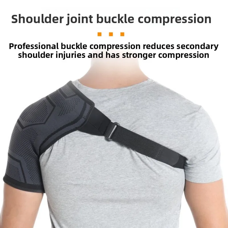 Shoulder Brace Support Adjustable Shoulder Strap Sports Protective Gear Basketball Volleyball Fitness Unisex Compression Support