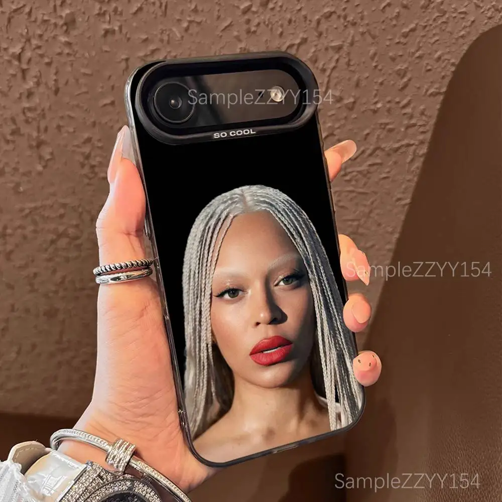 Casing HP Beyonce Cowboy Carter Untuk iPhone 17,16,15,14,13,12,X,8,Pro,Max,Plus,E,SE4,Air,Mini Hitam IMD Matte