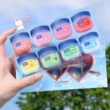 4/6/8pcs Moisturizing Lip Balm Set Whitening Moisturizing Base Natural Plant Base…