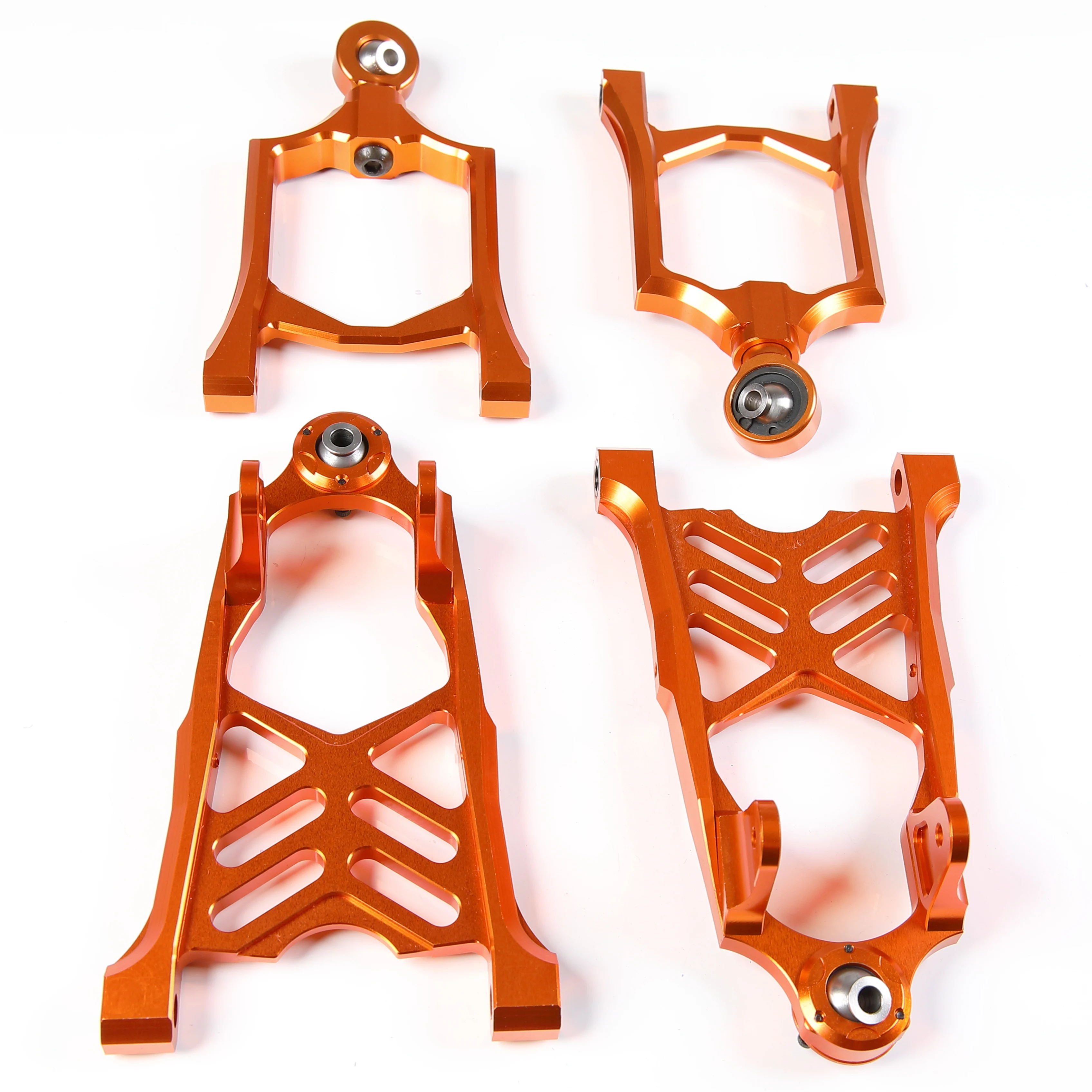 

GTBRacing CNC Aluminum Front Upper Lower Suspension Arm for 1/5 RC Car hpi km rv baja 5b ss 5sc