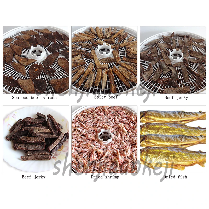 건조 과일 기계 식품 건조기, 과일 및 야채 허브 고기 탈수기, 식품 건조기, 주방 가전, 220V, 500W