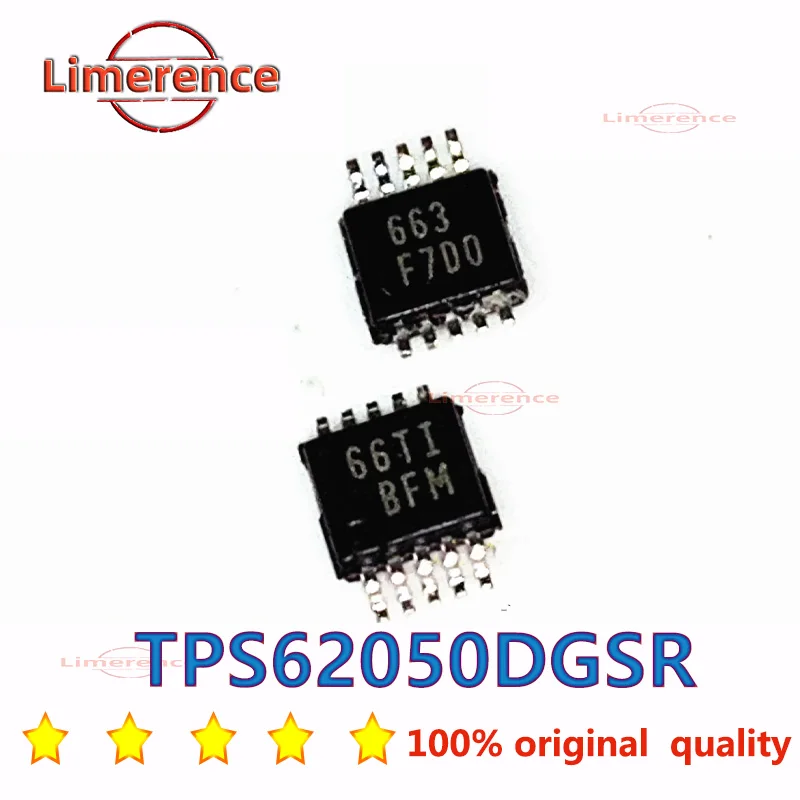 Original 2PCS/LOT TPS62050DGSR TPS62050DGS TPS62050 BFM MSOP-10 IC