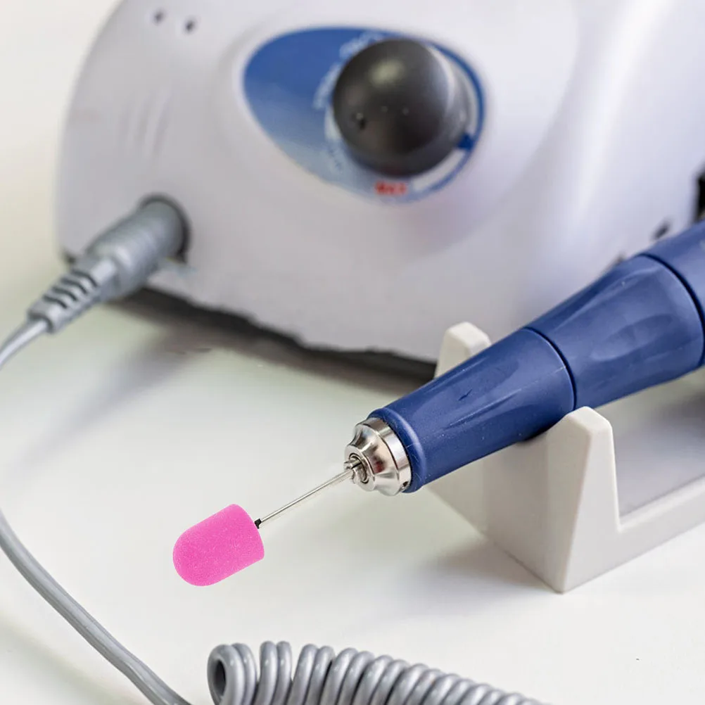 

20 шт., аксессуары для сверл для ногтей, шлифовальные колпачки и барабаны для натурального акрилового геля, формирование ногтей, шлифовка, полировка, профессиональная