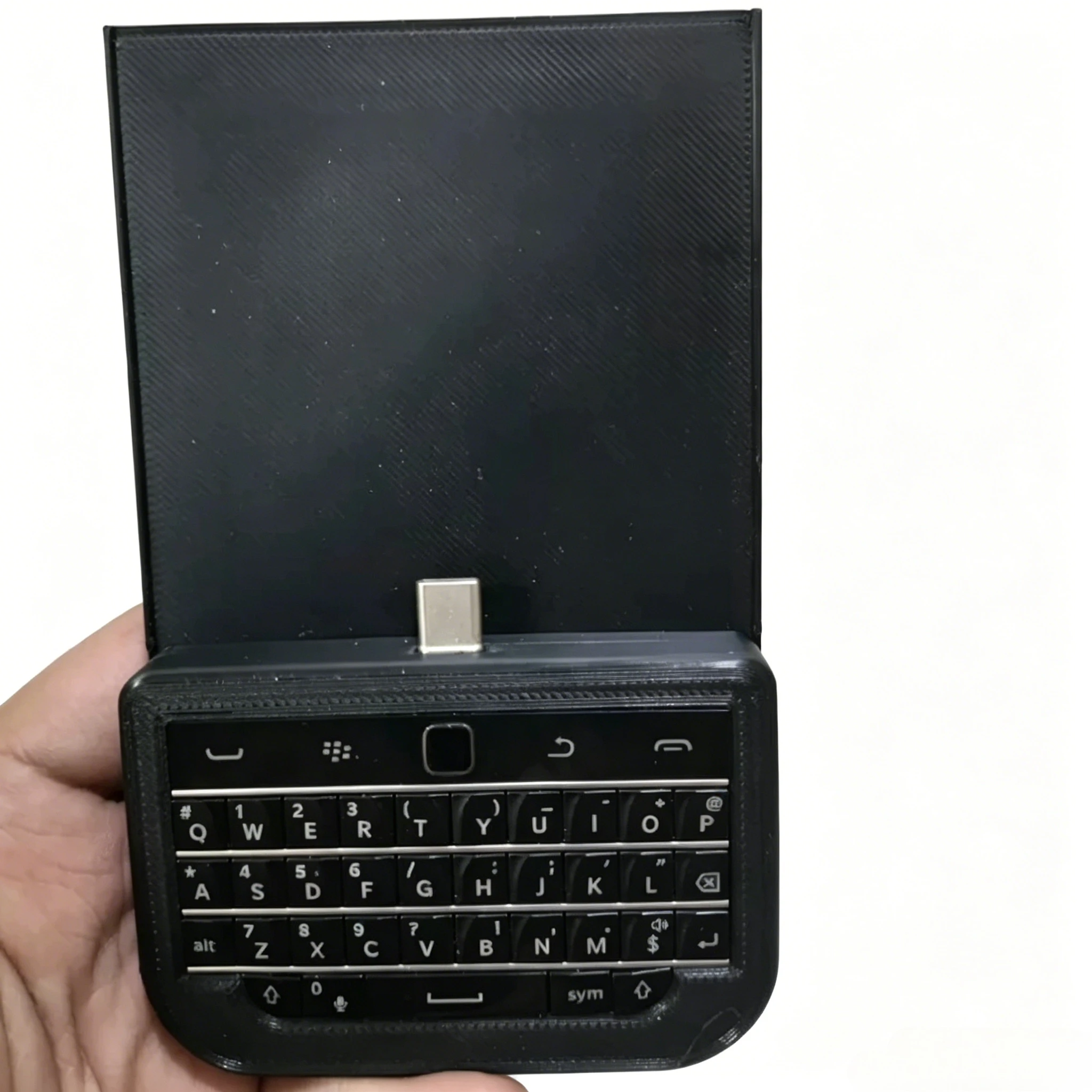 BlackBerry Q20 Mouse Keyboard Wired Typec Mobile Phone Keyboard for IPhone15/Android Blackberry Phone Keypad Accessories Case