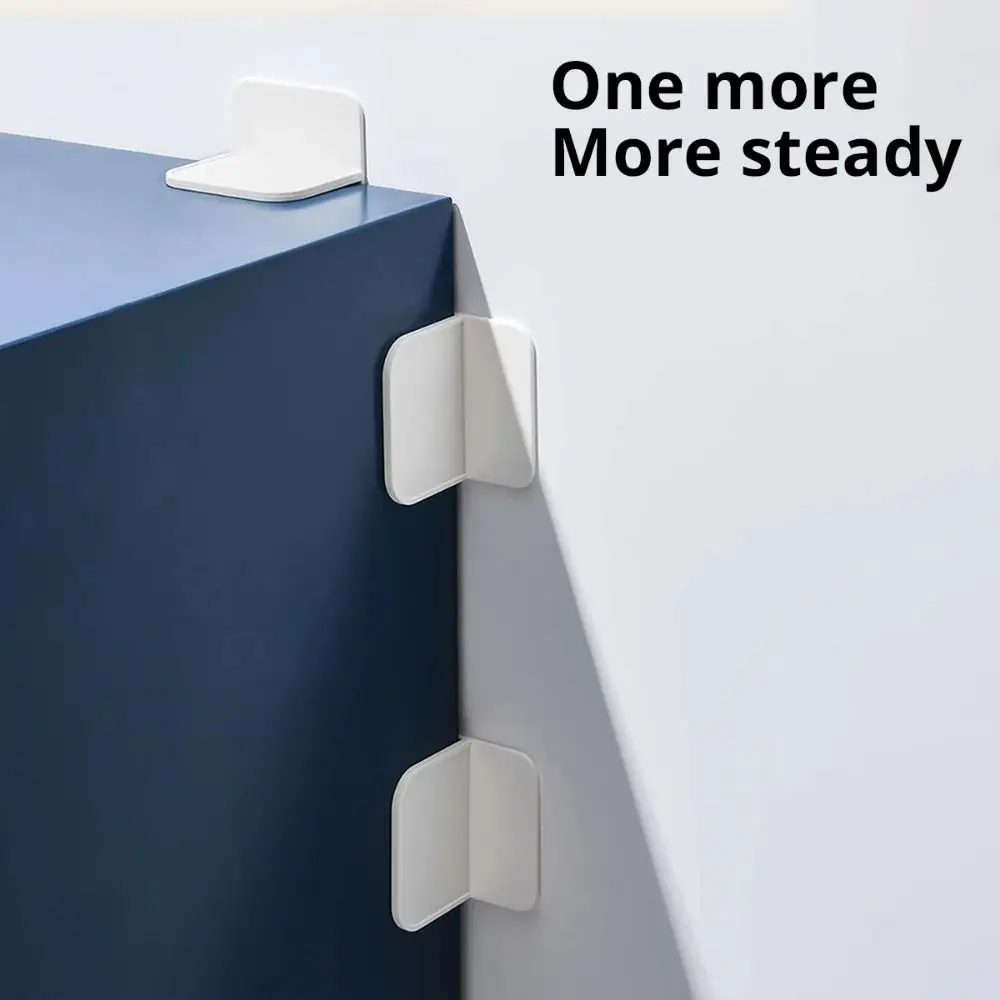 1/2/4Pcs Kid Safety Protect Cabinet Anti-tip Holder Furniture Connect Stabilizer Anti-falling Device Closet Shelves Support Home