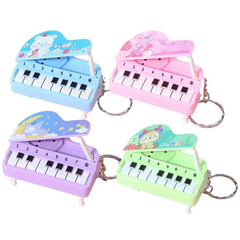 Piano Pendant Keychain Piano Charm Pendant Keychain Portable Piano Keyboard Music Charm Decoration Piano Keyring For Backpacks