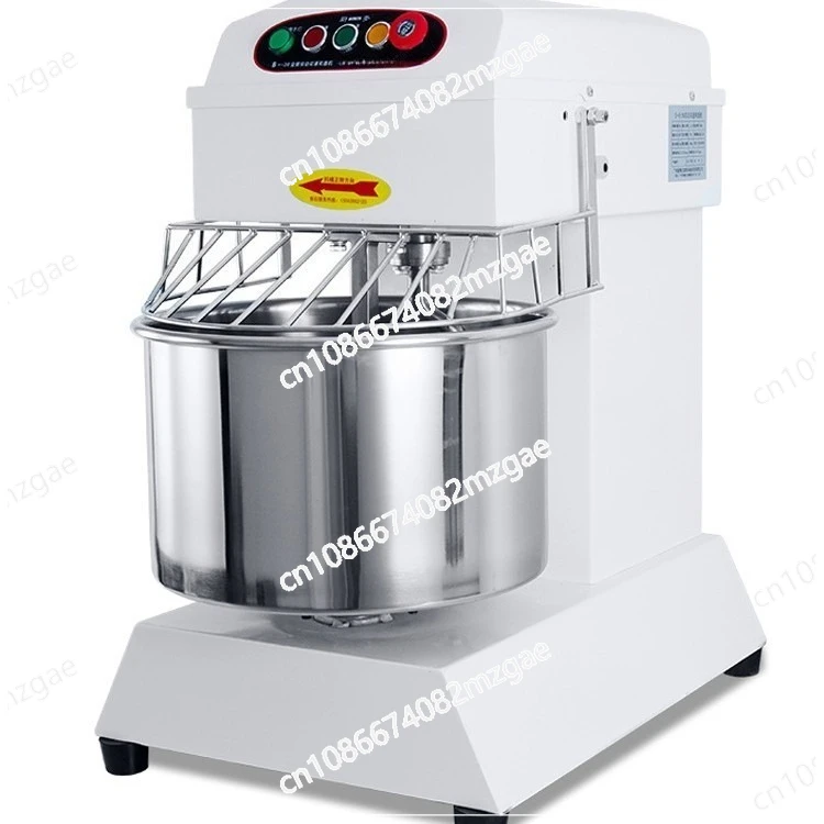 Variable Frequency Silent Commercial Dough Mixer - H20/H30 Dual-Action Dual-Speed 10/15/25kg Spiral Kneading Machine