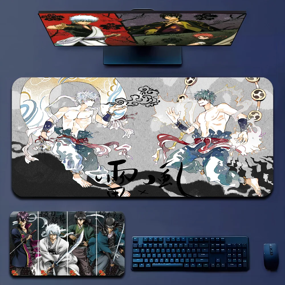 

GINTAMA 80x30cm XL Lockedge Desktop Desk Mat Kawaii Gaming Accessories Students Writing Pad