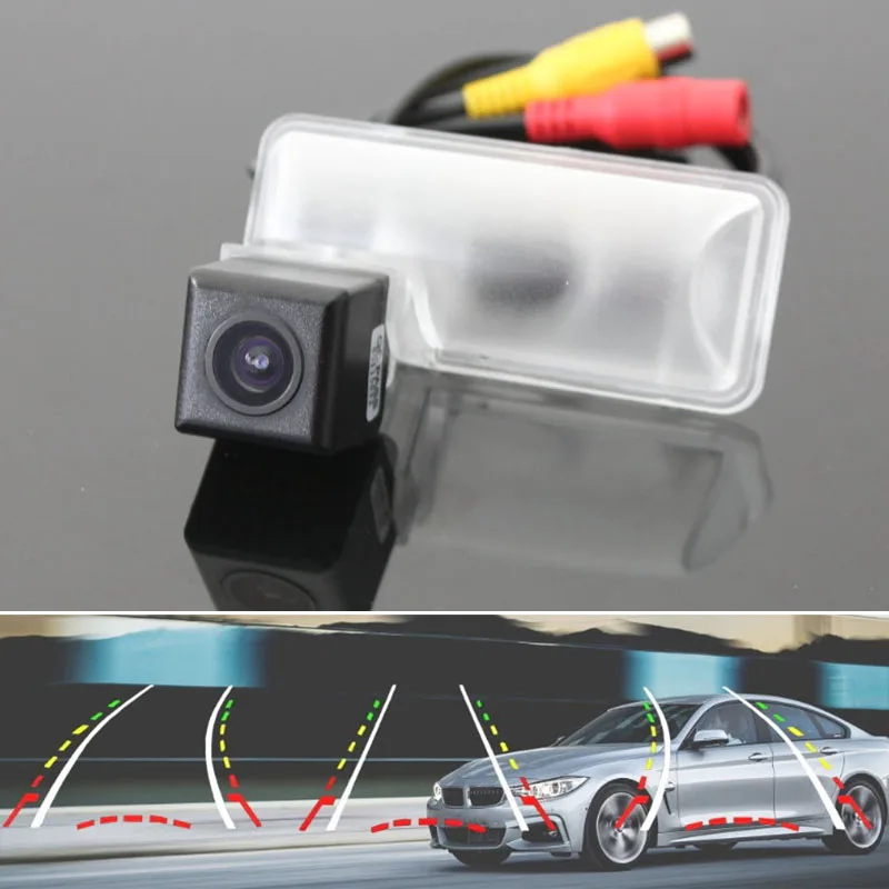 Car Dynamic trajectory Rear View Camera FOR Subaru Impreza Hatchback GH GR 2007~2011 Impreza Iports G4 2018 GJ GP MK4 2011~2015