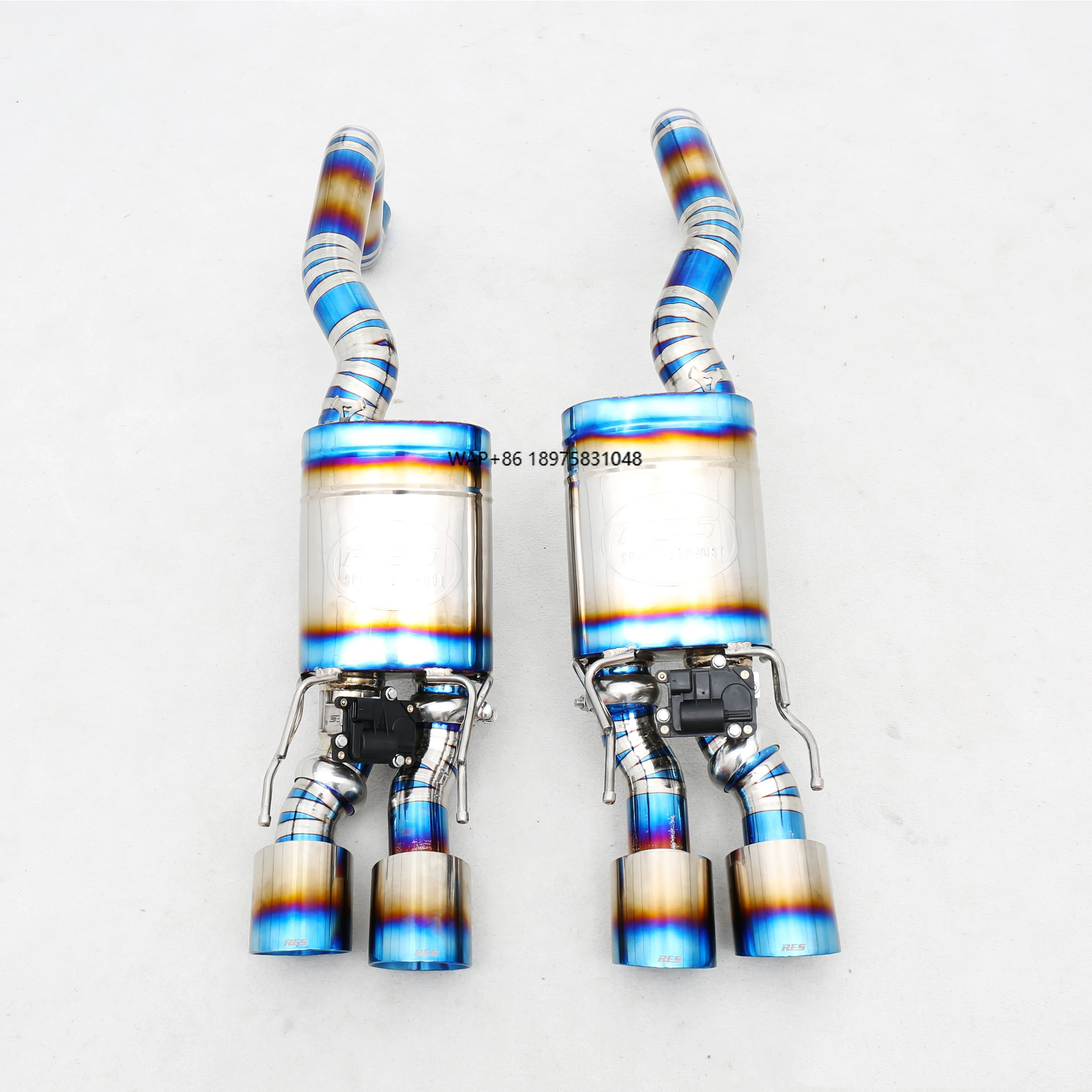 Custom Titanium Valve Catback Exhaust System with for C6 C7 6.2L