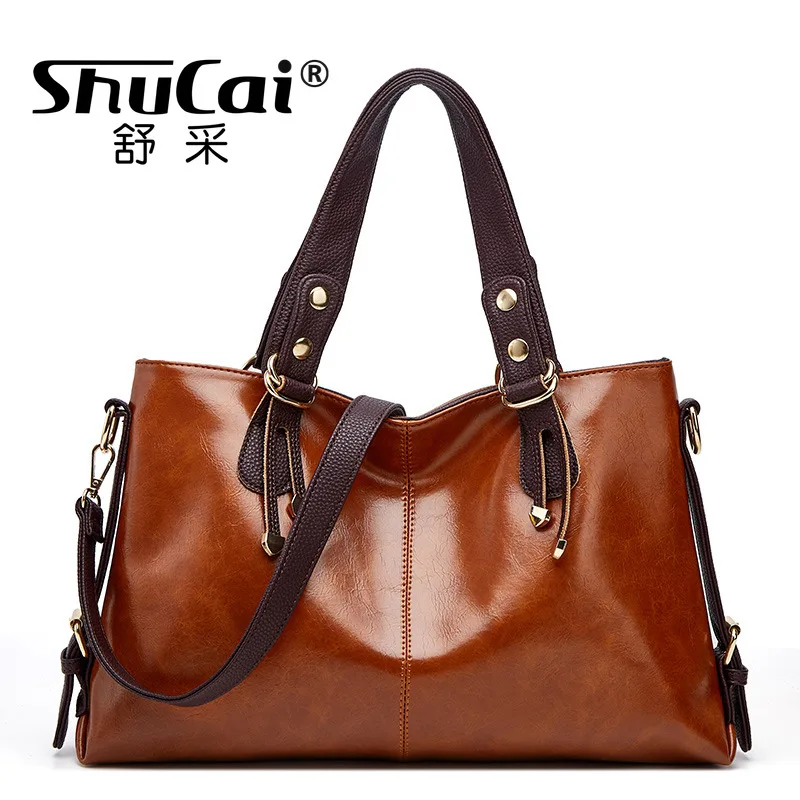 

Soft Leather Large Bag Crossbody Fashion Handbag Ladies Shoulder Large Capacity Tote Bag