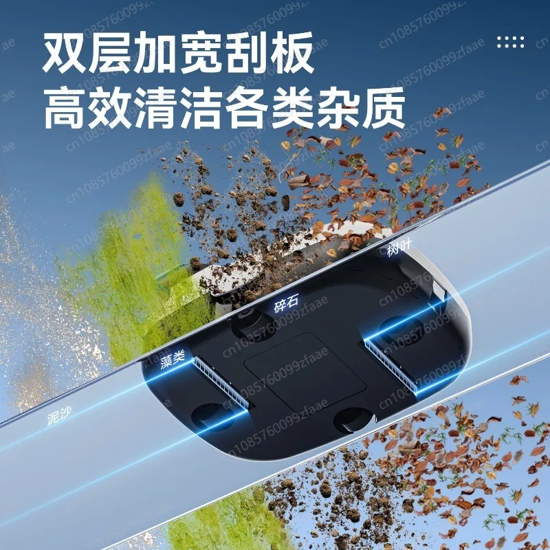 Smart Cordless Pool Vacuum Cleaner Robot 0.1mm Fine Filtration For Irregular Shape Pools