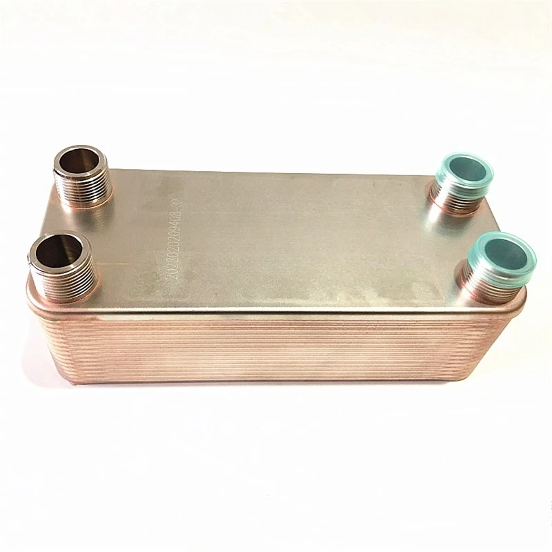 Stainless steel plate heat exchanger oil cooling boiler heating hot water exchange household floor heating cold heat exchanger