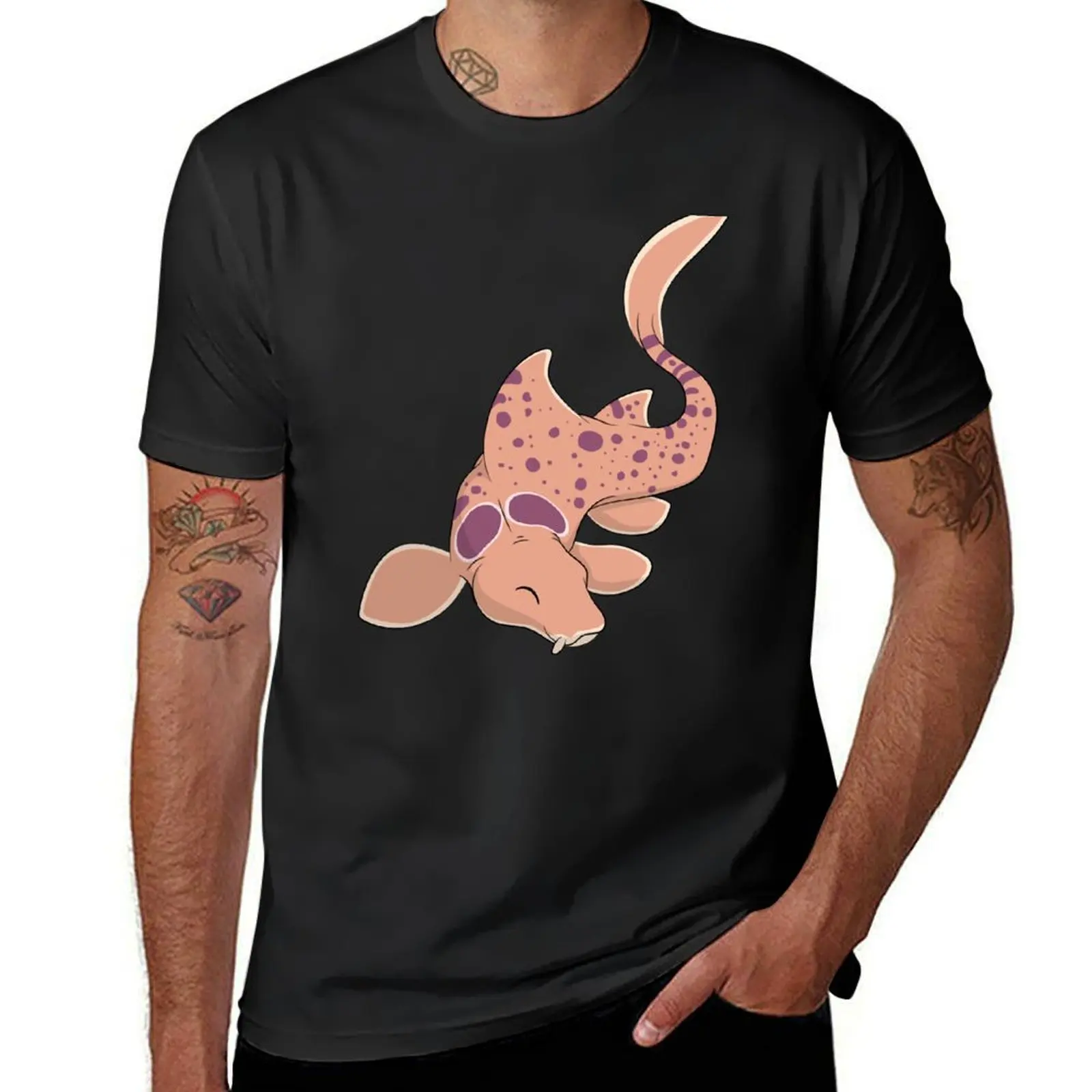 Epaulette Shark T-Shirt tops oversized customizeds men t shirts