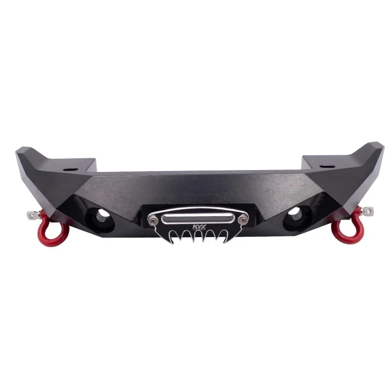 KYX Blade Alloy Front Bumper with Light for 1/10 Crawler Wrangler SCX10-II 90046