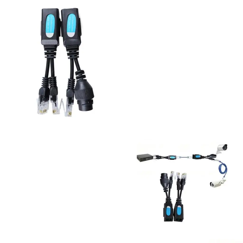 

E56B Efficient RJ45 Ethernet Cable Combiner/Splitter For Office Networking Solution