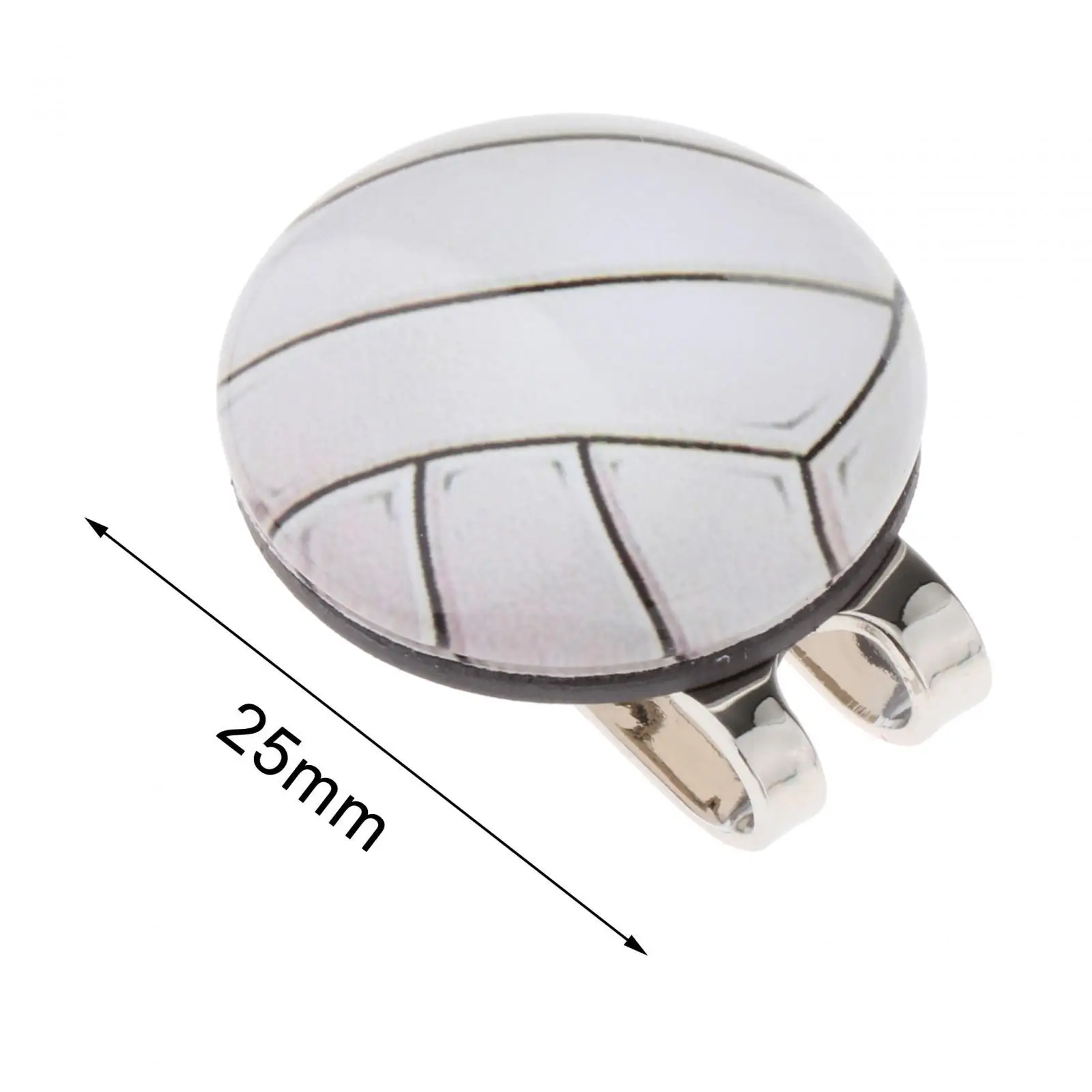 Golf Ball Marker Creative Golf Cap Holder Golf Ball Mark Tool Mark Position Premium Attaches Easily to Caps with Golf Hat Clip