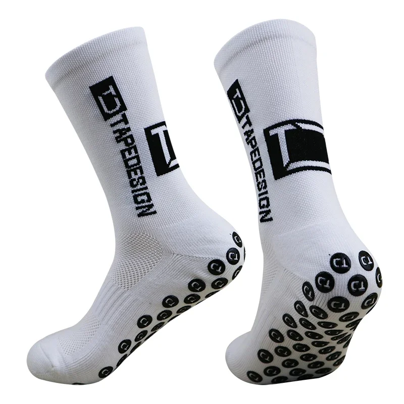 TAPEDESIGN Football Socks New Men's Sports Socks Thick Towel Bottom Non-slip Basketball Socks Sports Stockings