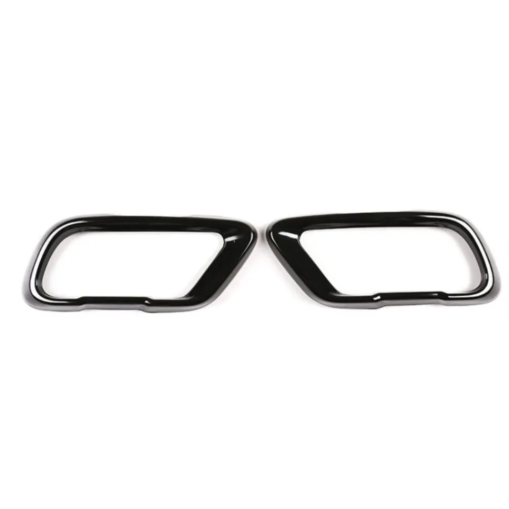 

Para BMW X5 2019-2023, Cubierta Decorativa para la Punta del Silenciador de Escape, Negro Brillante, Accesorio para Mejorar el E