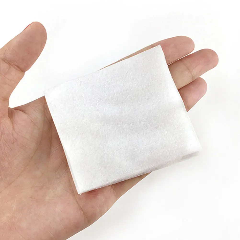 500Pcs Disposable Makeup Remover Wipes High-Grade Degreasing Cotton Skin Friendly Portable Travel Size for Tattoo Salon Beauty