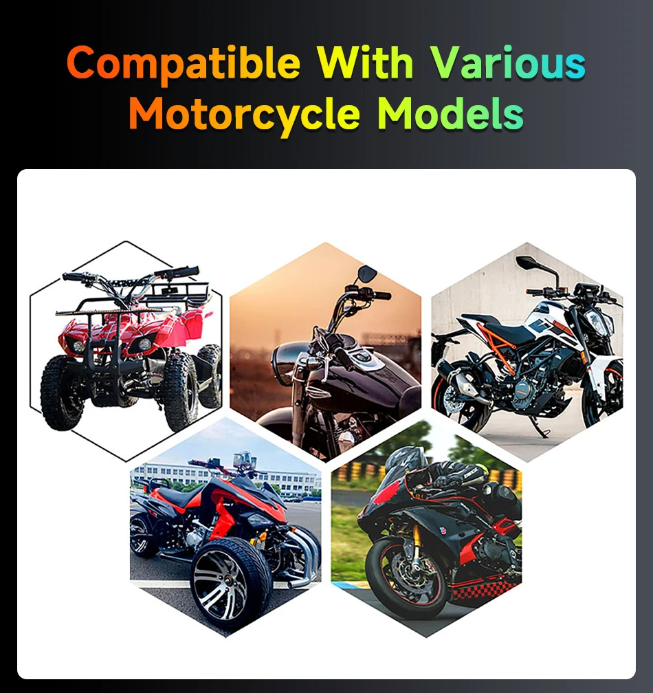 5/7 zoll IPX7 Wasserdichte Motorrad Tragbare Navigation GPS Motorrad Drahtlose Carplay Android Auto Moto Display Screen Monitor – Detail 21
