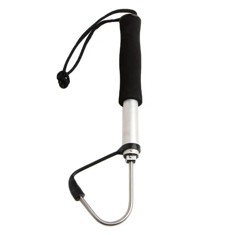 Ice Fishing Gaff Hook Telescopic Fish Gaff Stainless Fishing  Hook Hand Gaffs Lightweight Strong Fishing Ice Fishing