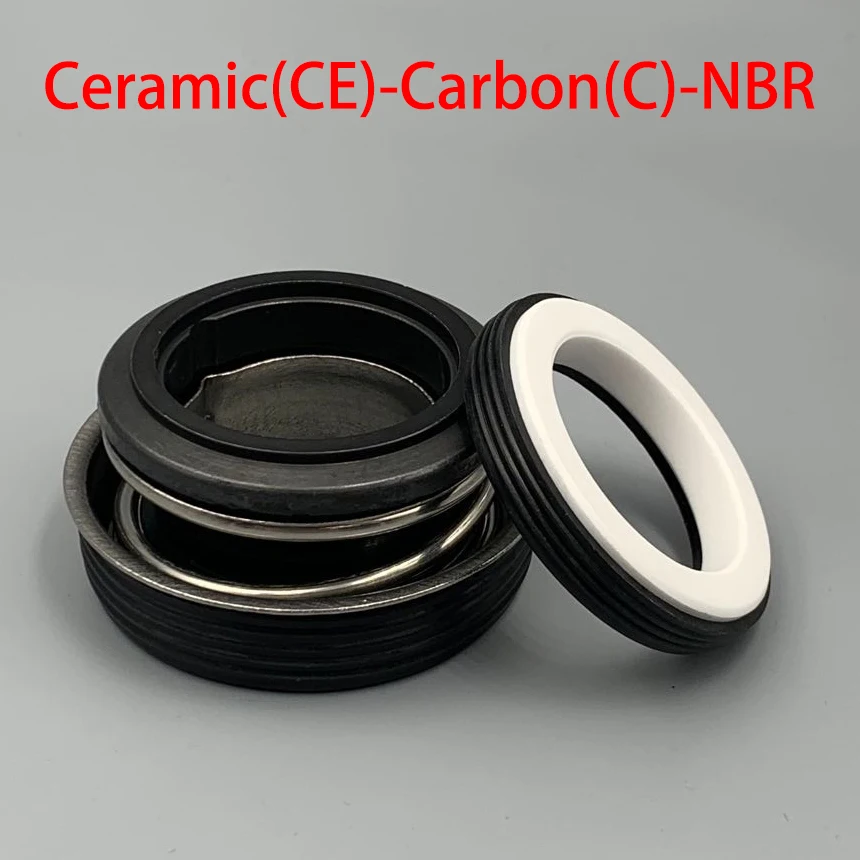 SB-15 Ceramic-Carbon-NBR Water Pump Single Coil Spring End Bellows Shaft Mechanical Seal