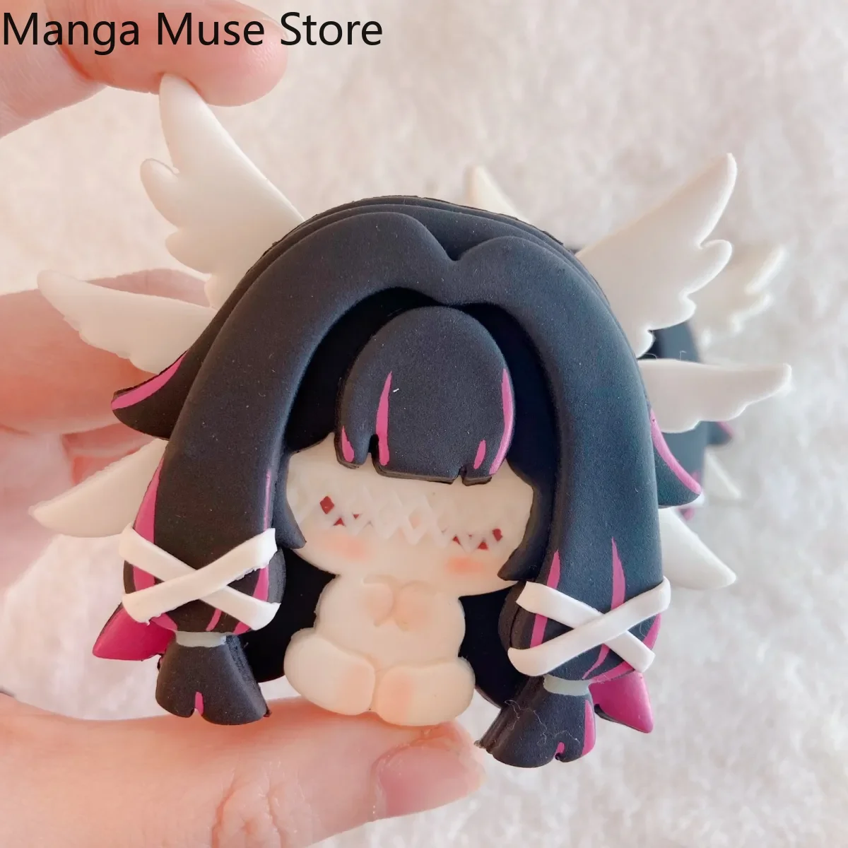 

Game Genshin Impact Columbina Cosplay Anime Q Version Ornament Ultra-light Clay Cookies Model Figure Accessories Gift