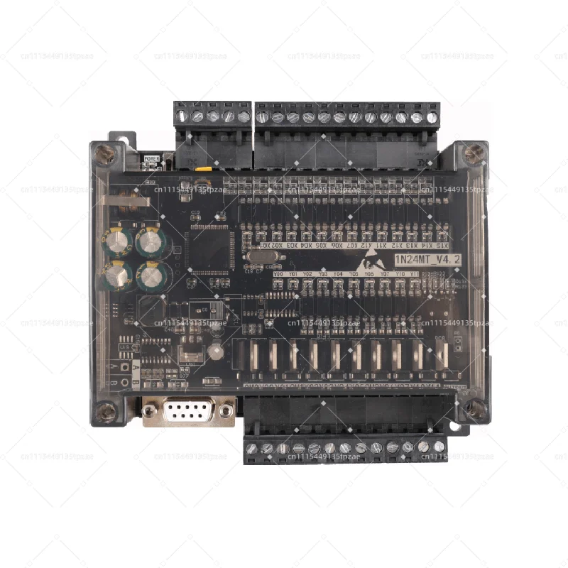Industrial PLC Control Board Compatible With FX1N Series 24 Points 14IN 10OUT 2 Channel 100K Pulse Output