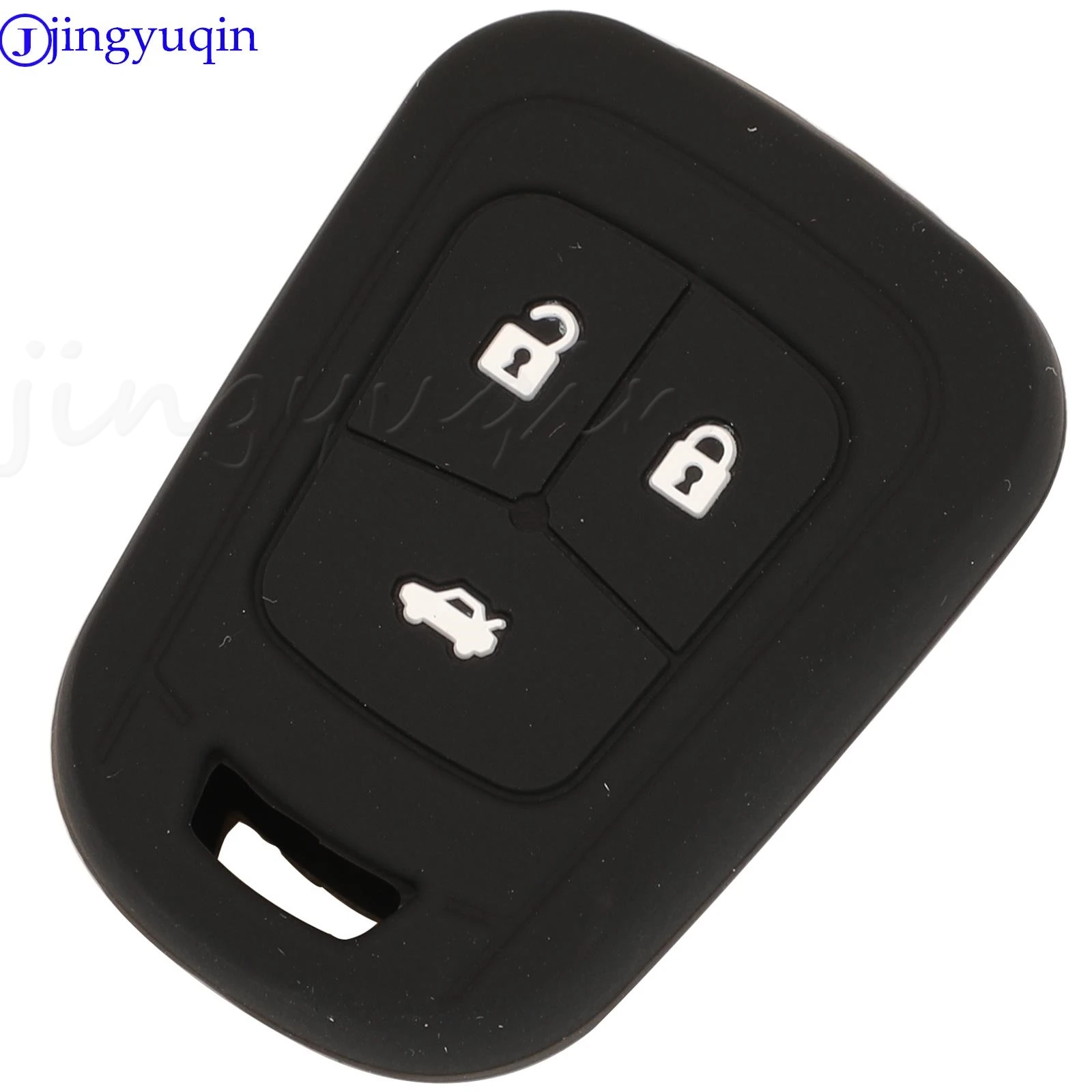 jingyuqin 3 Buttons Remote Car Key Cover Case Silicone Protect Shell For Chevrolet Sonic 2012- 2013 Car Accessories