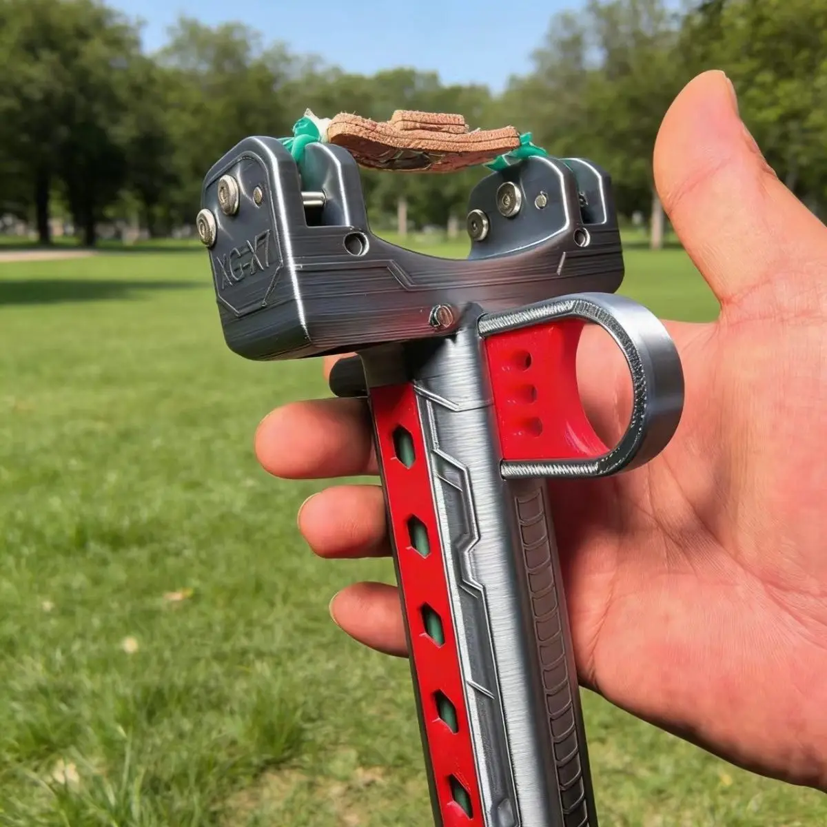 Carbon Fiber Automatic Slingshot PLA+PETG3D Printing with Good Grip High-precision Outdoor Entertainment Hunting Tool