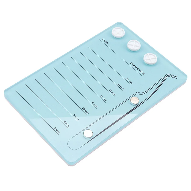 CMICC Acrylic Magnetism Lash Extensions Tray Eyelash Organising Board Eyelash Extensions Beauty Eyelash Tool Console Plate