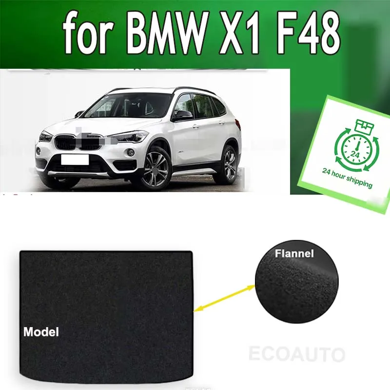 

Коврик в багажник TREADFIT для BMW X1 F48 2019-2022 Напольный коврик для багажа, черный