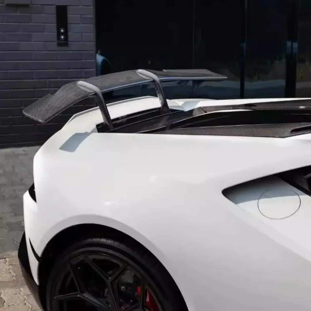 Carbon Fiber Tail Wing For Lamborghini Hurricane LP580 LP610 EVO Modified Rear Spoiler Wing Lip Body Kit Car Accessories