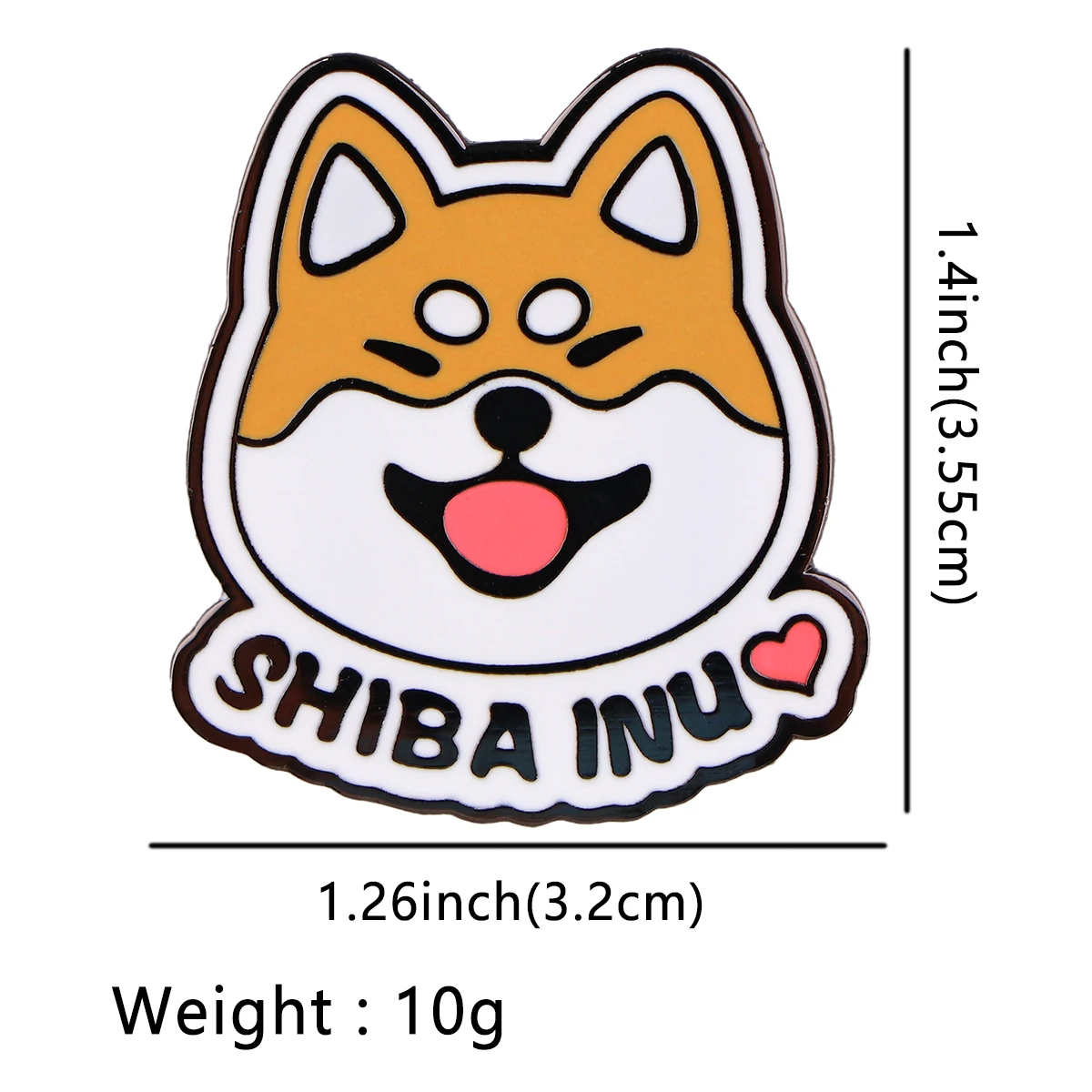 Cartoon Shiba Inu Dog Enamel Pin Lapel Pins for Backpack Men Women Brooch for Clothes Briefcase Badges Jewelry Accessories