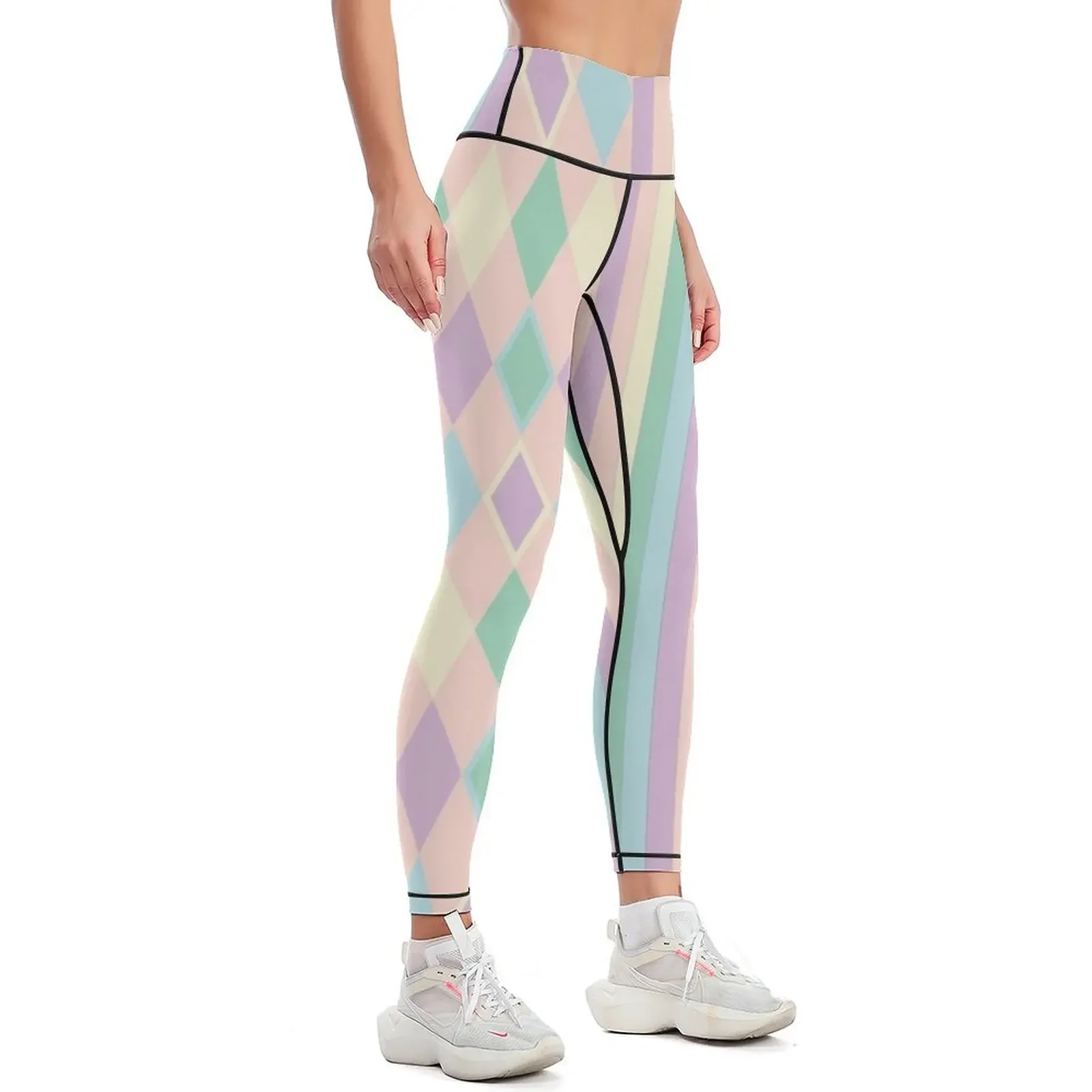 Pastel Tealeaf Leggings for fitness sport set sporty woman push up legging pants raises butt Womens Leggings