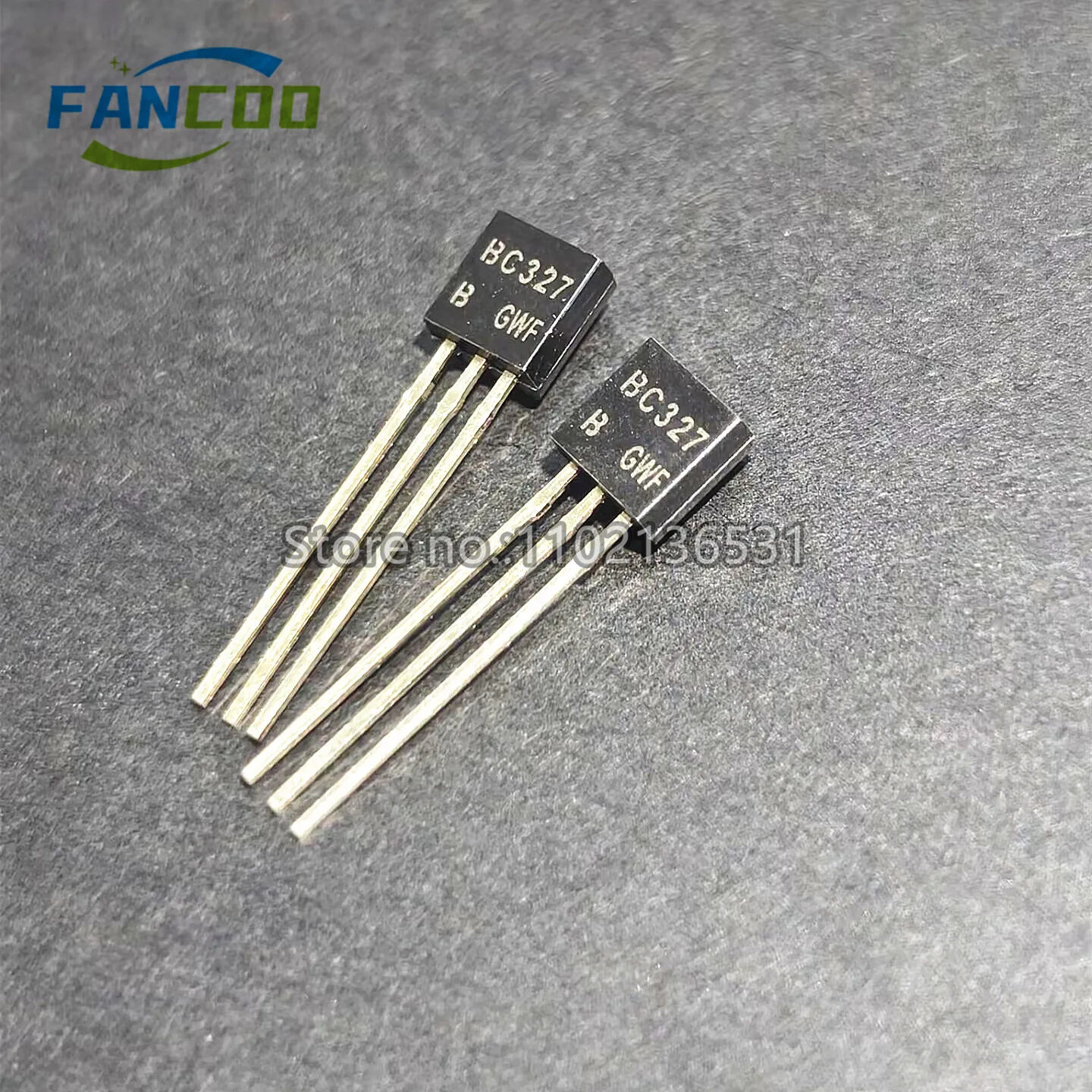 BC327B BC337B TO-92 Transistor Pair PNP NPN 45V 800mA HFE 160-400 General Purpose Audio Switch BJT Copper foot