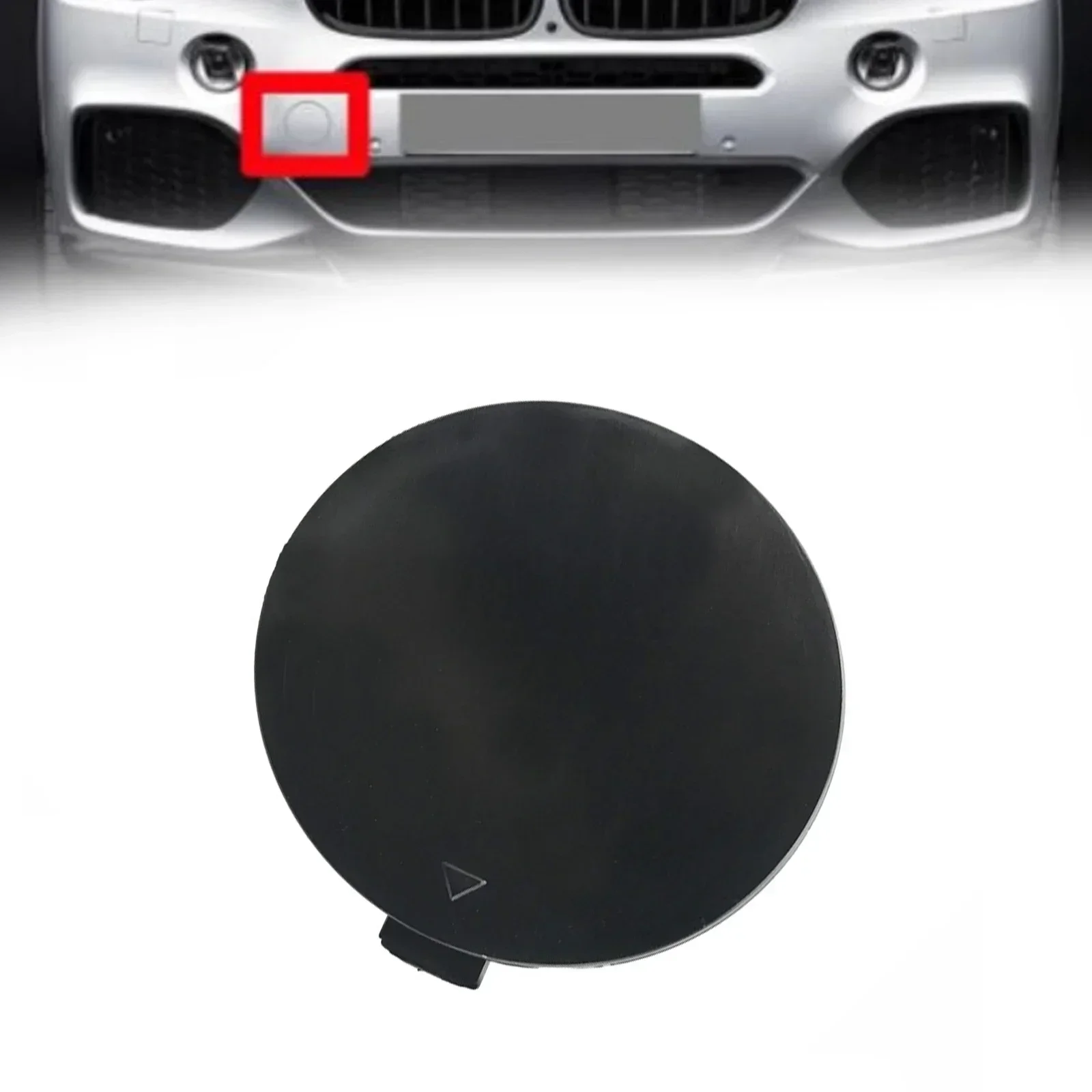 Tow Hook Cap Tow Hook Cover Unpainted For F15 For F15M SPORT Unpainted 51118060131 For X5 Direct Replacement For F15