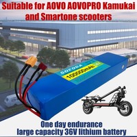 AOVO AOVOPRO Kamukai and SmartOne scooters are equipped with 36V 100Ah10S3P long-lasting Upgrade large capacity lithium battery