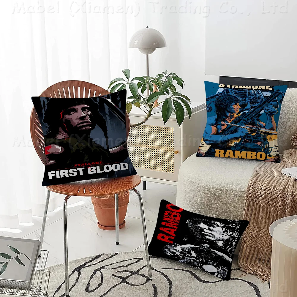 

Movie Rambo First Blood Maple Design Cushion Cover Happy Autumn Harvest Decor Holiday Decorati Pillow Cover