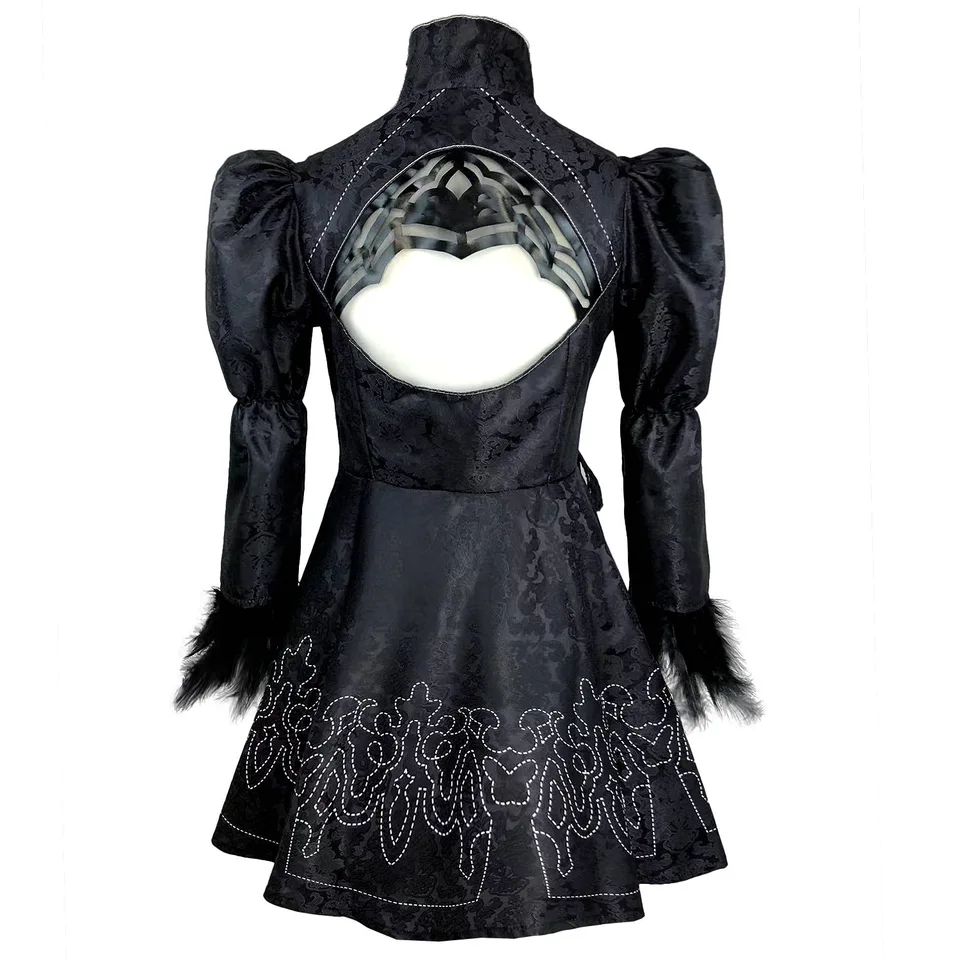 2b formal dress Big Size Yorha Cosplay Costume Black Leotard 2B Full Set Halloween Shojou Magical Girl Best Sellers by Chic YC 2026-08-01 :: Dresses