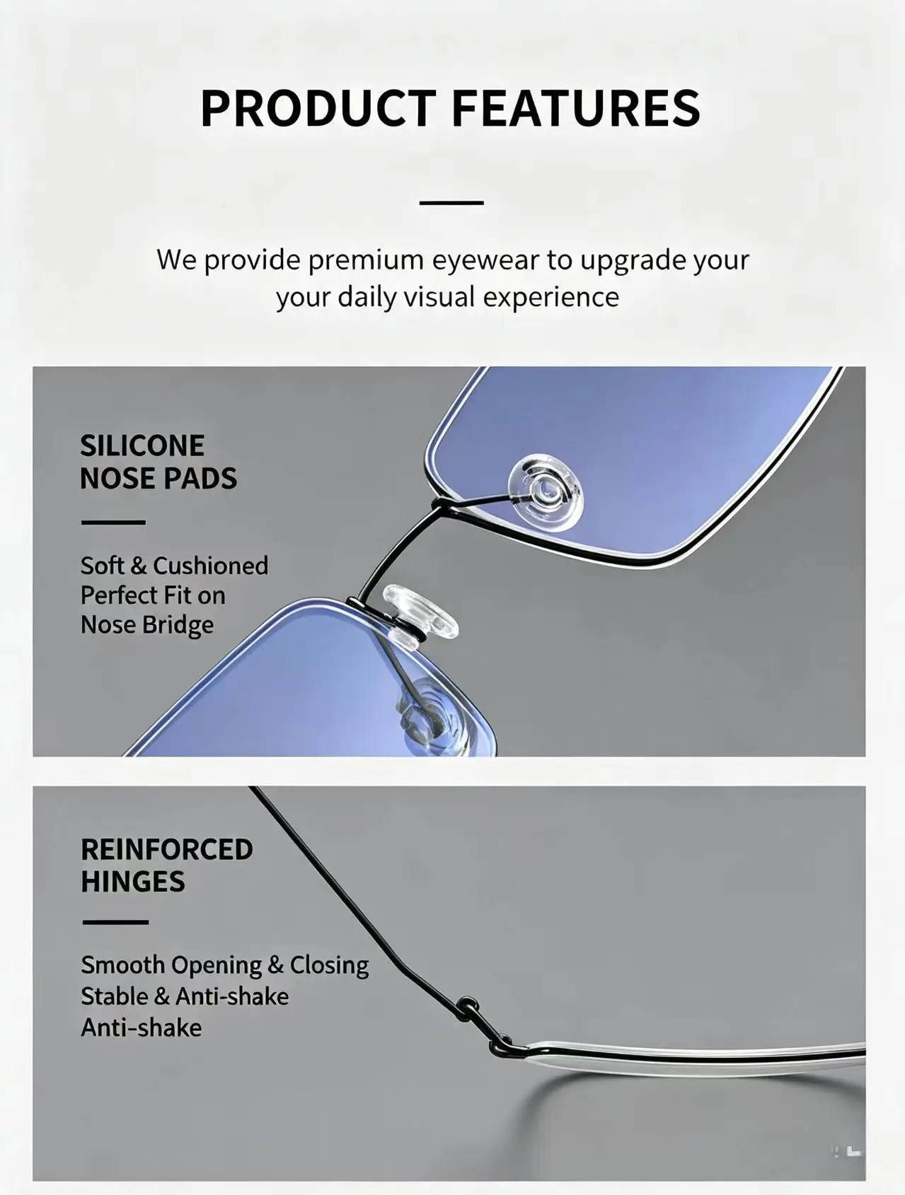 Ultra Light Metal Reading Glasses Men Business Presbyopic Glasses IP Vacuum Plating Comfort Curved Temple Anti Fatigue Readers E