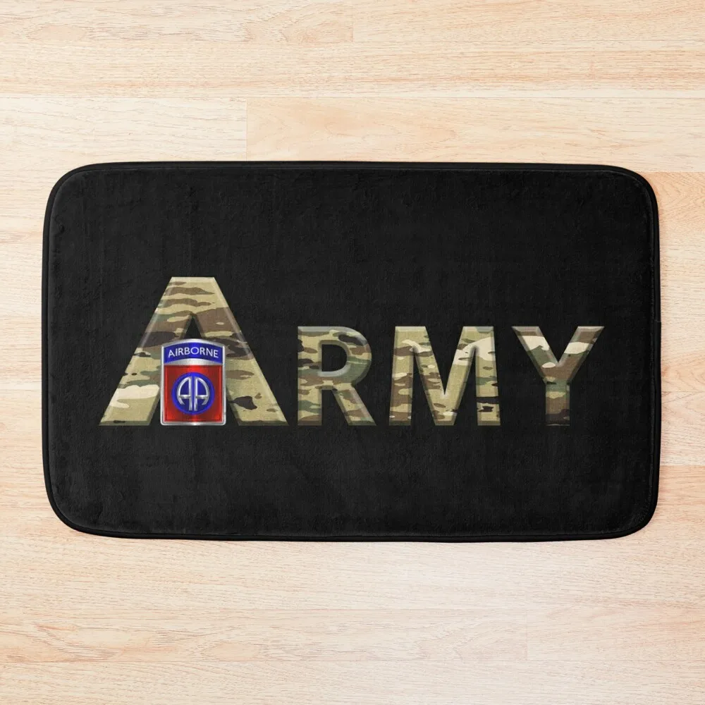 

82nd Airborne Division Bath Mat Accessories For Shower And Services Kitchens Mat